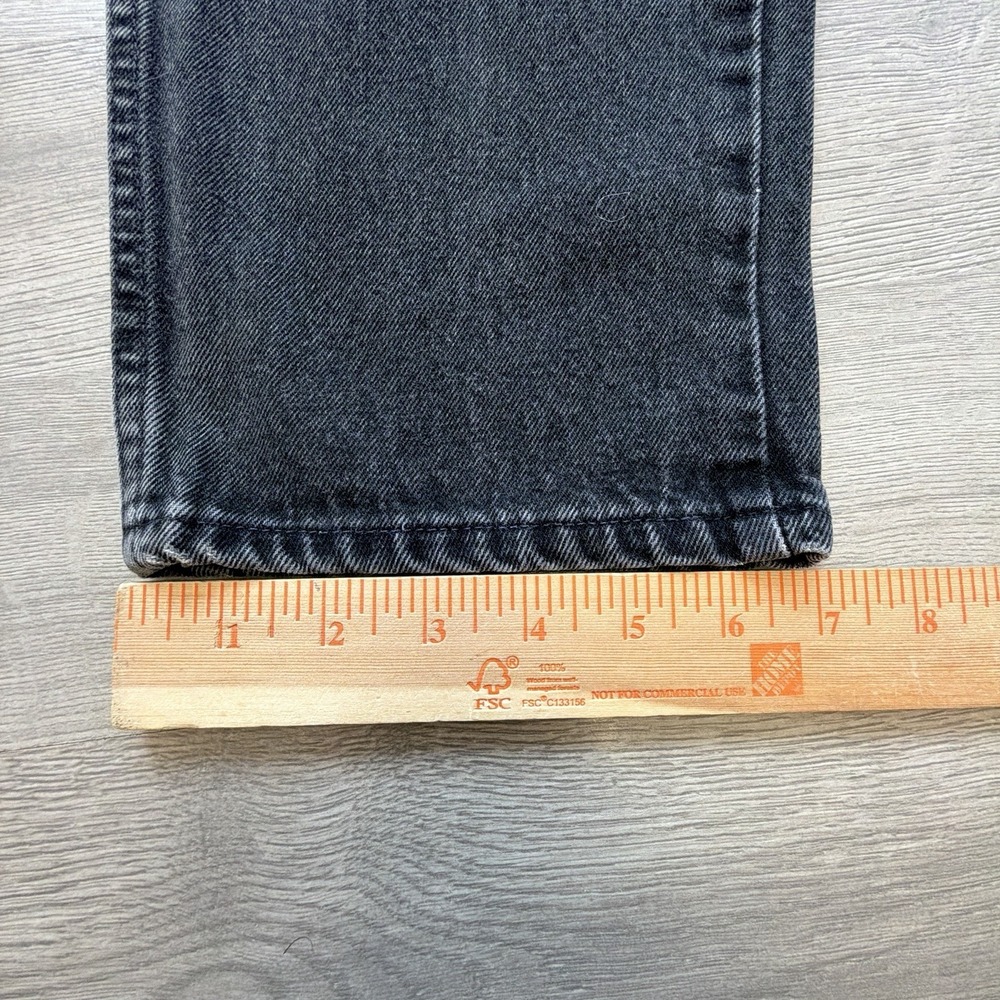 Vintage Levi's 550 Orange Tab Jeans Mens 36x36 Black USA Made Relaxed Fit - Picture 13 of 14
